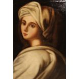 Early 19th Century Italian Grand tour portrait of Beatrice Cenci, after Guido Reni, 20ins x 15.5ins,