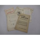 Small quantity of World War I printed propaganda leaflets