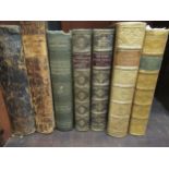 Small quantity of various leather bound and other volumes