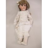 Leon Prieur Mon Cheri, bisque headed doll with sleeping eyes, open mouth and seven teeth, with a