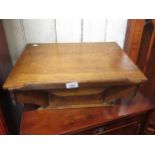Late 19th / early 20th Century oak table top lectern (with alterations)