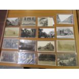 Collection of seventeen postcards including twelve RP's, Croydon related depicting the Law Courts,