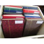 Fourteen fairly full stock books of World stamps