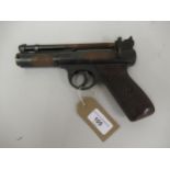 Webley Senior air pistol, unboxed (at fault) Airgun Calibre 0.22