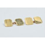 Pair of 9ct gold cufflinks 4.5g