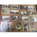 Collection of seventeen postcards, views of Addiscombe Road, Croydon, including ten RP's