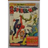 Spiderman No. 1 1964 comic annual featuring the Sinister Six Counted 71 pages. Condition as shown in