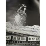 Bill Douglas, signed poster for a three film showing of ' My Childhood, My Ain Folk and My Way