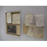 Collection of mid 19th Century letters relating to the Streatfeild family, together with a small