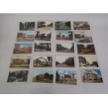 Twenty postcards, Croydon related including eight RP's, Park Lane, Parkhill Rise, Coombe Cliffs,