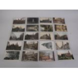 Twenty postcards, Croydon related including ten RP's, Croydon War Memorial, Town Hall gardens,