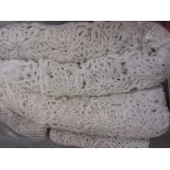 Quantity of crochet work bed covers and tablecloths