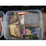 Four boxes containing a quantity of children's books and others