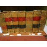 Seven leather bound volumes, ' The Law Journal ' 1851 and later