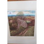 Robert R. Greenhalf, signed etching ' Traveller's Joy ', No. 28 of 150, 11.25ins x 10.25ins together