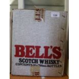 Bell's Whisky, twelve 750ml bottles