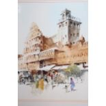 Hugh Lane-Davies, watercolour view of the ' Palace of the Winds ', ????, signed with initials, 13.