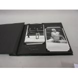 Album containing a quantity of 1960's / 70's wrestling related photographs 46 photographs in