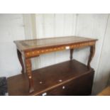 Anglo-Indian rectangular inlaid coffee table and a similar smaller table 17ins high x 36ins wide x