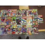 Quantity of various American issue, Marvel comics including Iron Man, X-Man and Spiderman