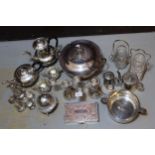 Quantity of miscellaneous silver plate