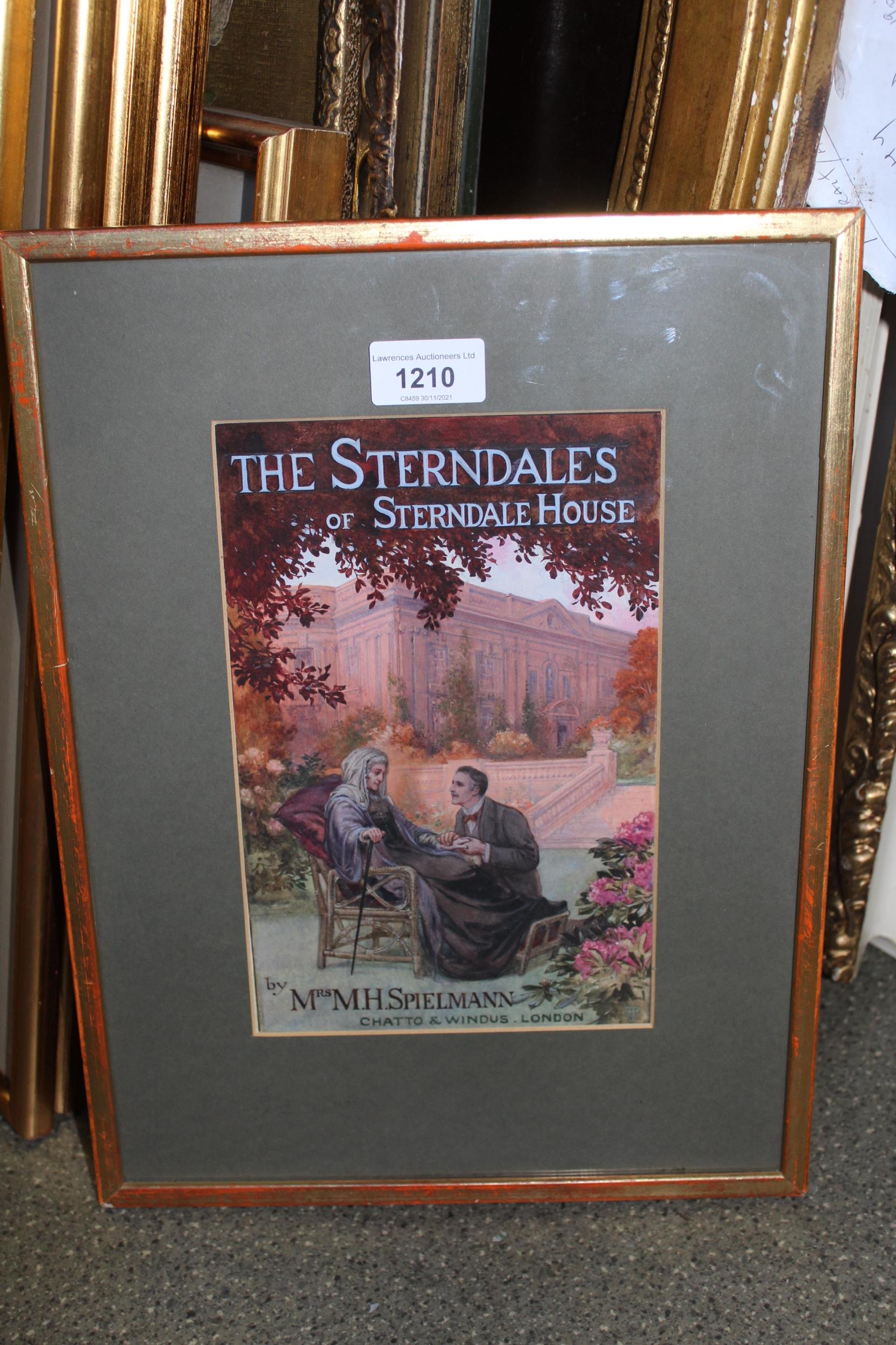 William Pitcher, an original watercolour illustration for a book jacket, ' The Sterndales of - Image 2 of 2