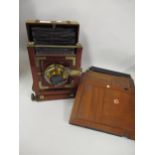 Middleton & Co. Middlesborough ' The Cleveland ', mahogany and brass plate camera with Bausch & Lomb