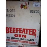 Beefeater Gin, twelve 750ml bottles