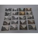 Twenty postcards, Croydon related including twelve RP's, all views of North End