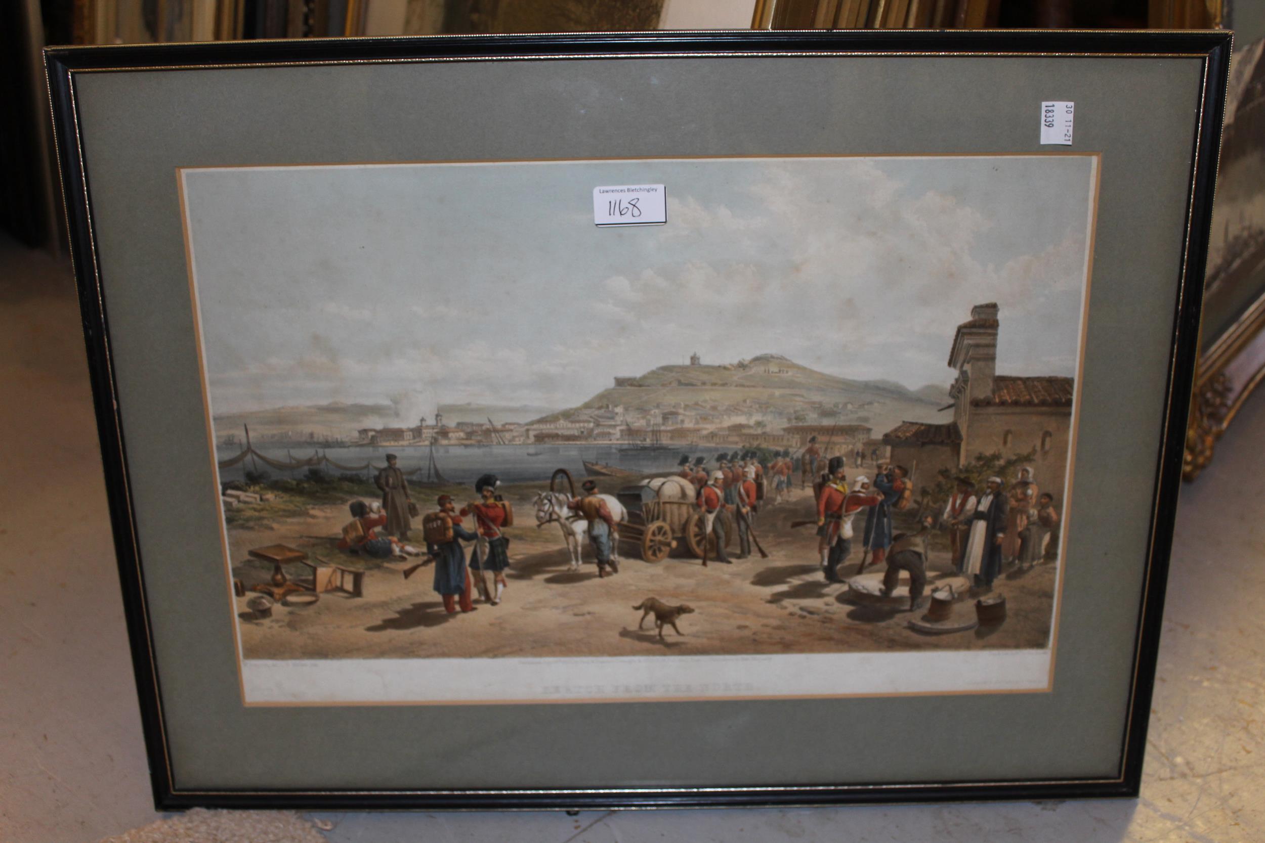 Set of four 19th Century lithographs, Colnaghi's Authentic Series, ' Embarkation of the Sick at - Image 4 of 4