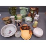 Quantity of Burleigh ware and other makers pottery items