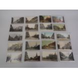 Twenty postcards, Croydon related including eleven RP's, Lower Addiscombe Road, London Road, The