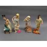 Group of four Royal Doulton figures from the Egyptian Queens series, Cleopatra HN4264,