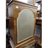 Pair of mid 20th Century Wharfedale loud speakers housed in Queen Anne style walnut cabinets,