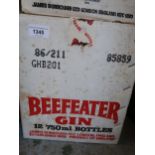 Beefeater Gin, twelve 750ml bottles