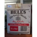 Bell's Whisky, twelve 75cl bottles