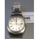 Gentleman's Omega Seamaster Automatic stainless steel wristwatch with centre seconds and