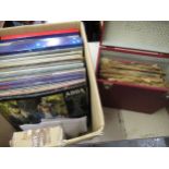 Small quantity of vinyl L.P. records, mainly 1970's and 80's compilations, together with a small