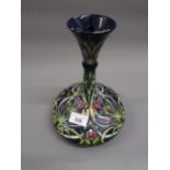 Moorcroft Limited Edition vase made for Liberty, decorated with typical stylised floral design by