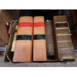 Small collection of five volumes of dictionaries, two volumes ' The Imperial Dictionary English,