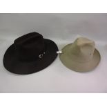 American Stetson hat together with a Dorfman Pacific hat