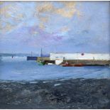 •COLIN MIDDLETON (1910-1983) NORTH PIER, BANGOR Signed ColinM, also signed and inscribed with