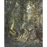 •CHARLES CUNDALL, RA (1890-1971) THE WOODSMAN Signed, oil on canvas 64 x 53cm. ++ Good condition