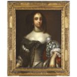 FOLLOWER OF JACOB HUYSMANS (c.1633-1696) PORTRAIT OF A LADY, PROBABLY CATHERINE OF BRAGANZA, QUEEN