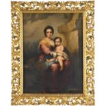 AFTER BARTOLOME ESTEBAN MURILLO (1618-1682) VIRGIN AND CHILD Signed C. Bianchini and dated