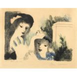 •MARIE LAURENCIN (1883-1956) LES ENFANTS DU CHATEAU (Marchessau 157) Colour lithograph, c.1930,