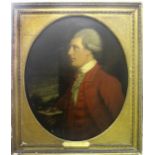 FOLLOWER OF GEORGE ROMNEY (1734-1802) PORTRAIT OF A GENTLEMAN, IDENTIFIED AS THOMAS FITZHERBERT (c.