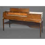 A GEORGE III SPINET BY BROADWOOD OF LONDON, in a Mahogany case with satinwood stringing, with a