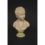 SEVRES POTTERY BUST - ALEXANDRE BRONGNIART after a model by Jean Antoine Houdon, the terracotta bust