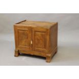 COTSWOLD SCHOOL CABINET the base of a Cotswold School cabinet, made in walnut with panel doors and